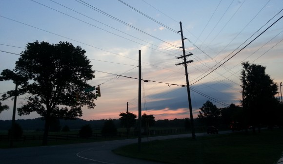 This is what getting centered looks like to me. The sunrise in Franklin, Tennessee.